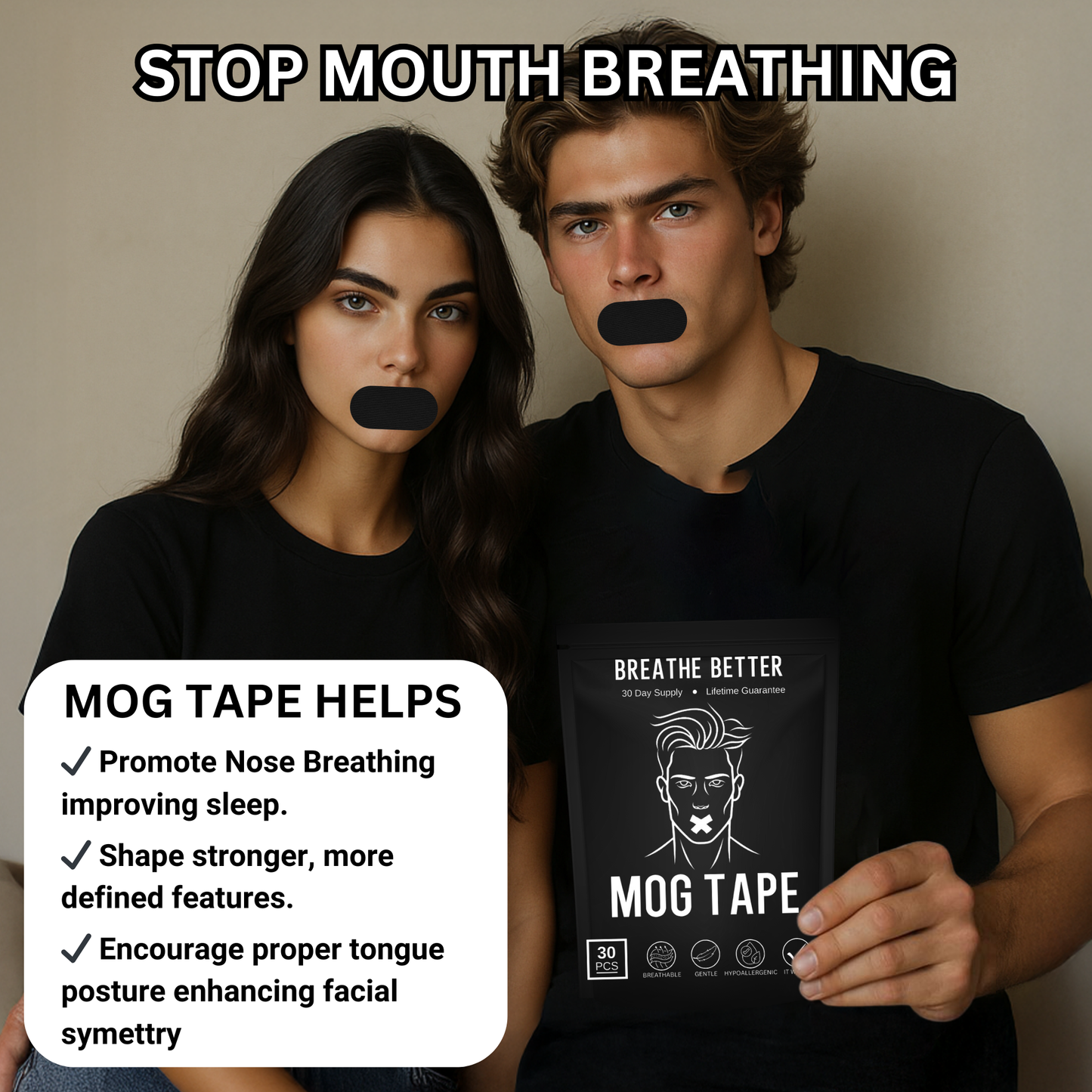 Mog Tape™ Mouth Tape